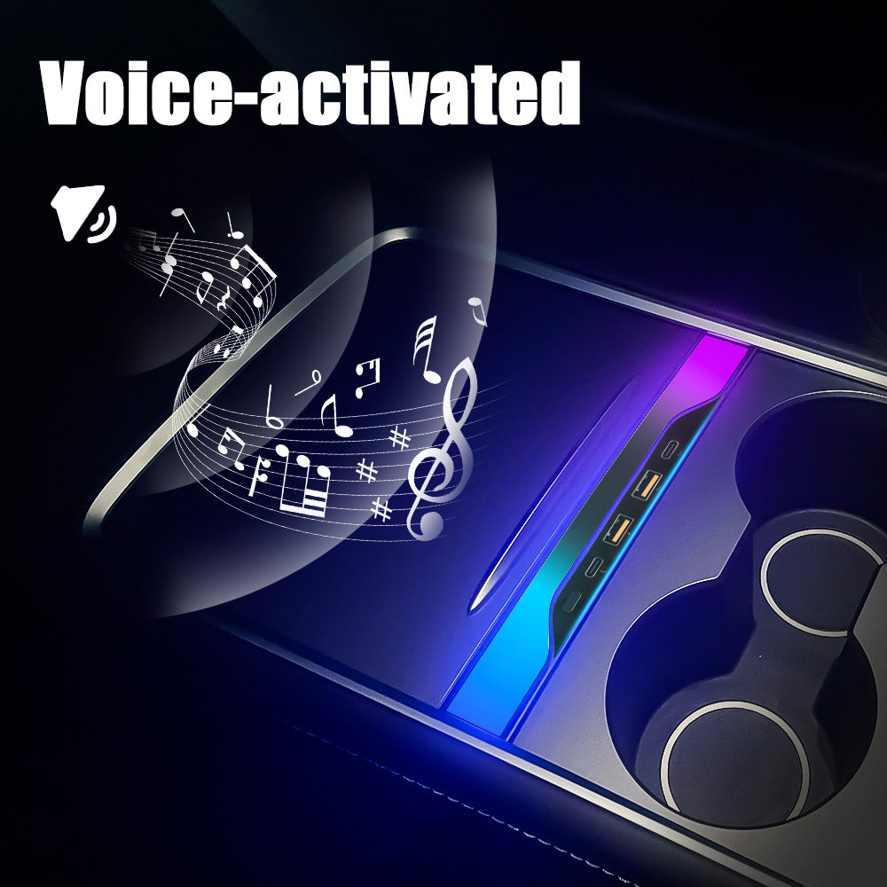 New listing🌟 Voice-activated streaming ambient light charging extension port.